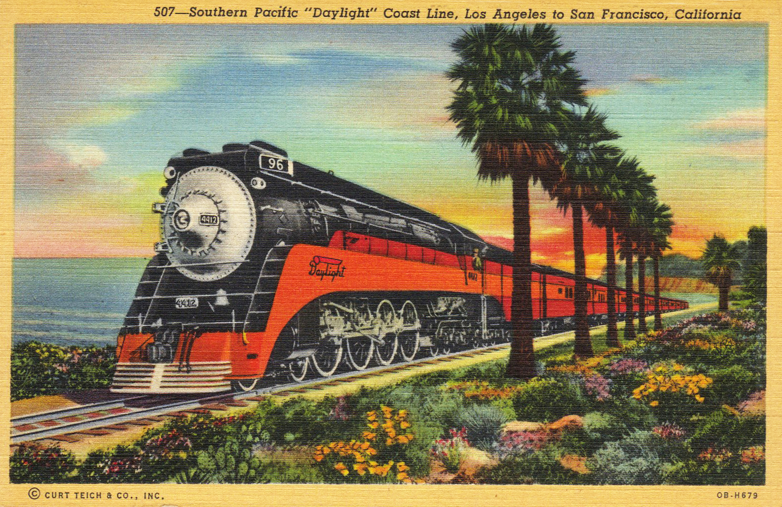 SP - free shipping from USA - SOUTHERN PACIFIC Railroad Decals 3 